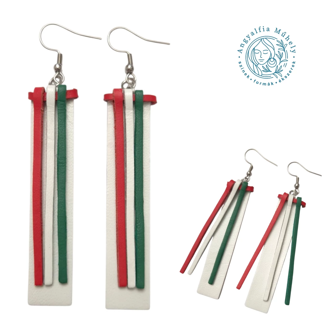 Lendületben - Trikolor egyedi bőrékszer