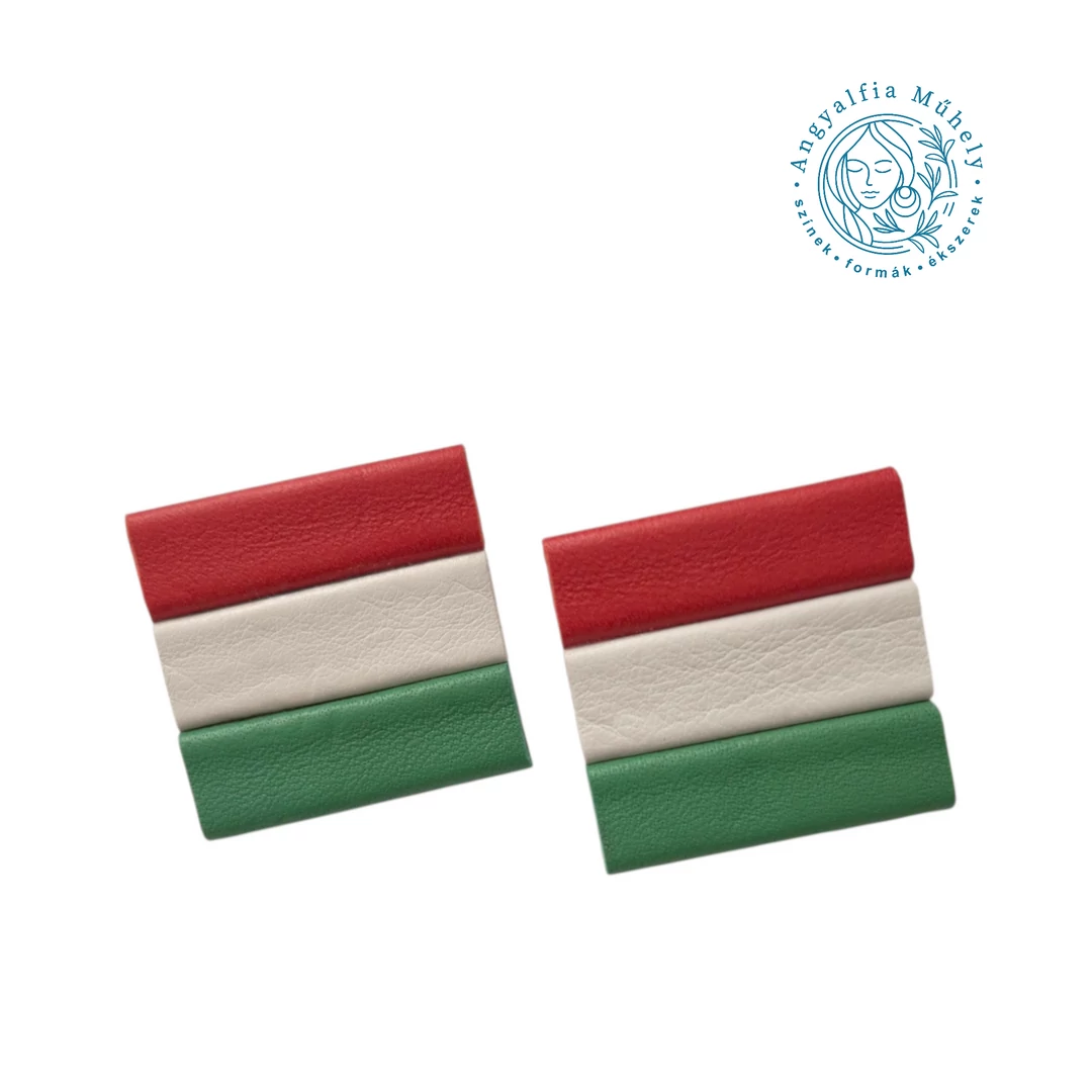 Trikolor bedugós bőrékszer