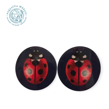 Katicás, szerencsehozó fülbevaló