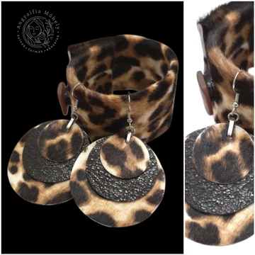 Limitált leopárdmintás ékszerszett