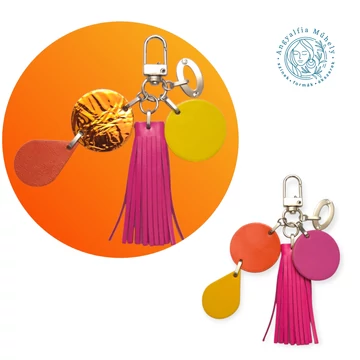 Összes termék - Napsütésben - bőr kulcstartó és táskadísz