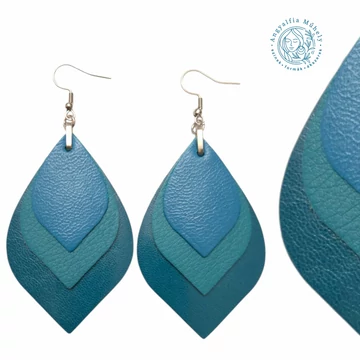 Levélékszer, türkiz árnyalatokban