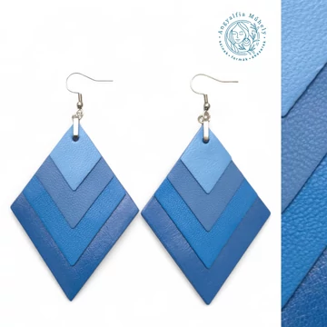 Rombuszok kék korszaka - bőrékszer