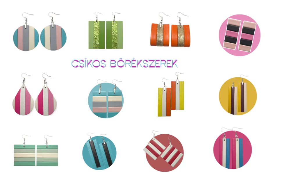 Csíkos bőrékszerek